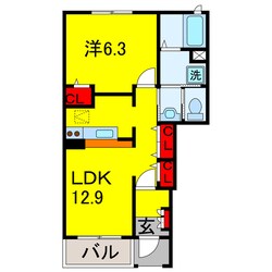 アメニティ　アオヤギの物件間取画像